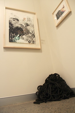 Rebecca Kinsey, UnRavelling, solo exhibition at the Tweed River Art Gallery (installation view), 2012