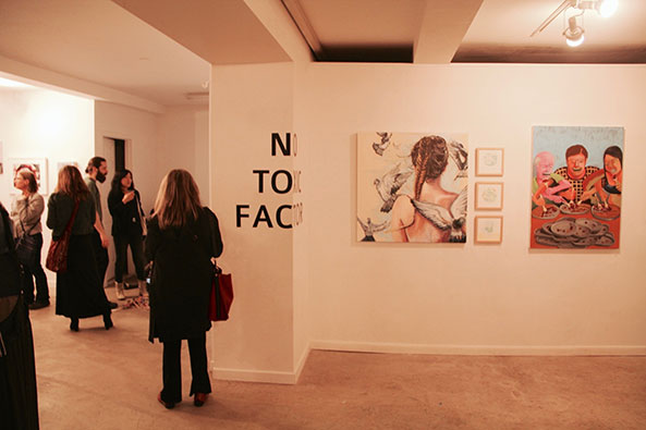 Rebecca Kinsey - No Toxic Factor - group exhibition - opening night - March 23, 2016
