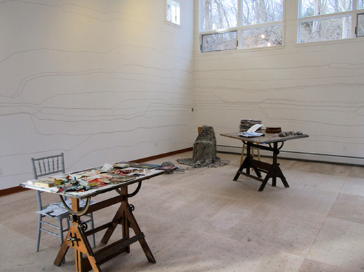 Vytlacil Campus Artist-in-Residence Open Studio November 2010 Installation view